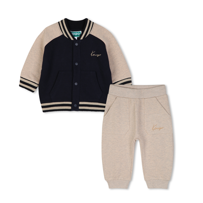 Ensemble cardigan et pantalon KENZO KIDS GARCON