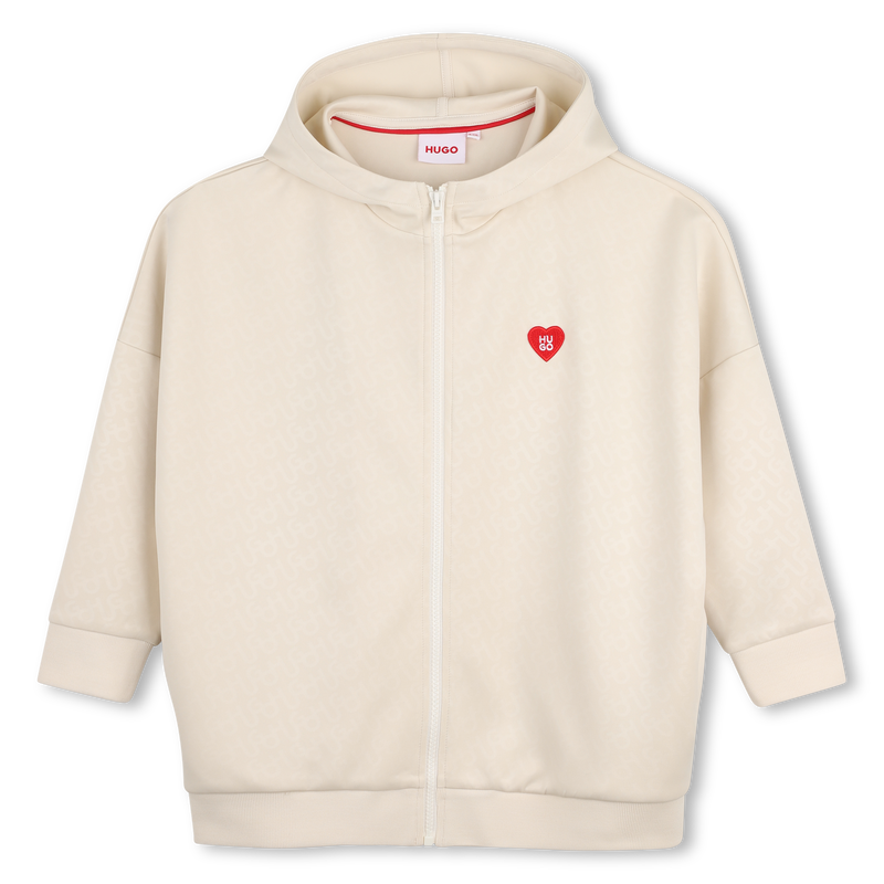 Cardigan &agrave; capuche HUGO 
                        FILLE