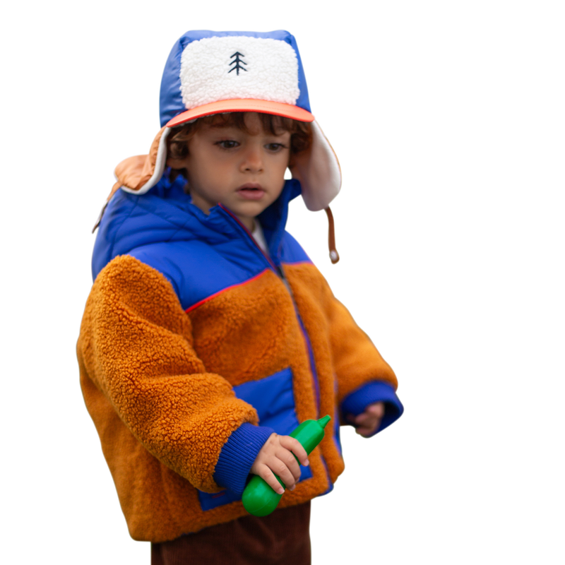 Manteau bimati&egrave;re et bicolore CARREMENT BEAU 
                        GARCON