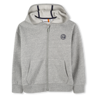 Joggingvest met capuchon, SPIKKELGRIJS, hi-res