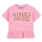 T-shirt et legging en coton KENZO KIDS 
                    FILLE