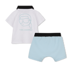 Ensemble Tee-shirt et short KARL LAGERFELD KIDS 
                    GARCON