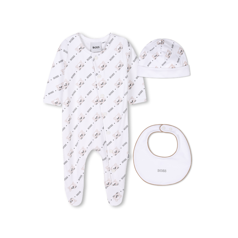 Ensemble pyjama, bonnet et bavoir BOSS 
                        UNISEXE