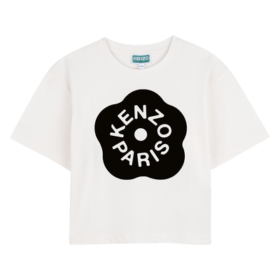 BEDRUKT T-SHIRT MET RELI&Euml;F KENZO KIDS GIRL