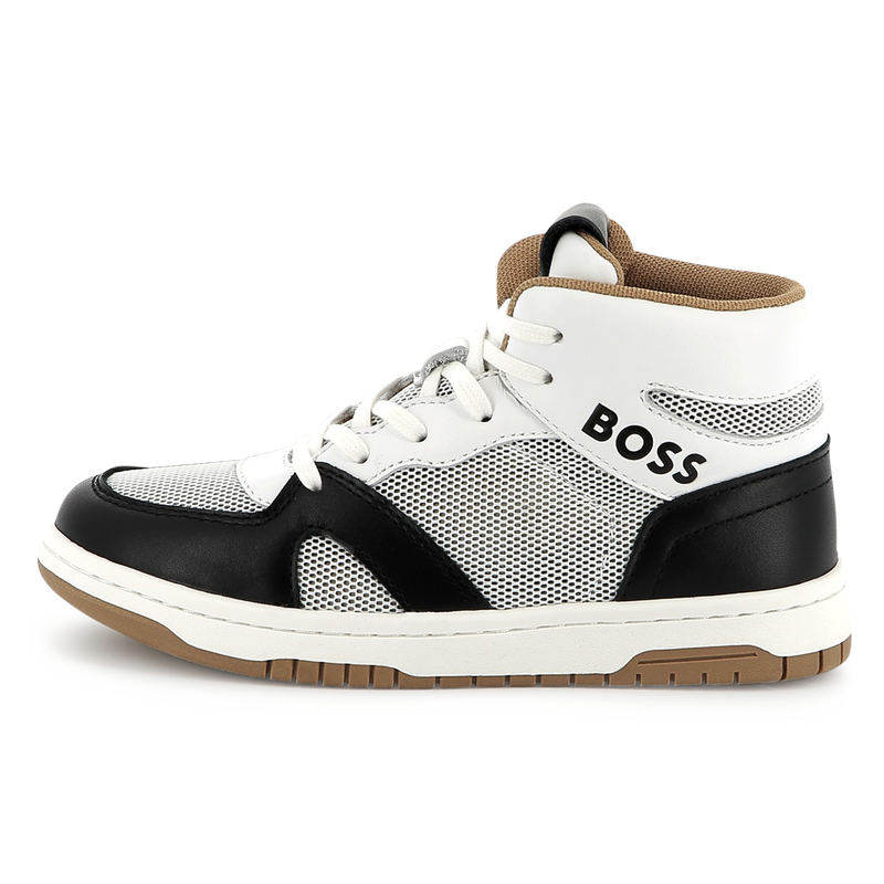 Baskets montantes lac&eacute;es BOSS 
                        GARCON
