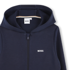 Sweat-shirt zipp&eacute; &agrave; capuche BOSS 
                    GARCON