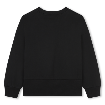 Sweat-shirt molletonn&eacute; DKNY FILLE