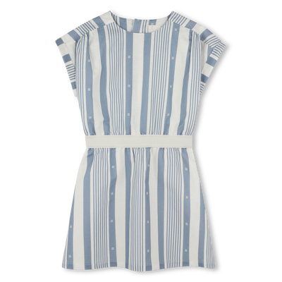 Striped linen and cotton dress GIVENCHY FILLE