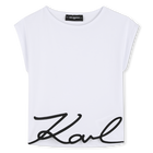 T-shirt met korte mouwen KARL LAGERFELD KIDS 
                    GIRL