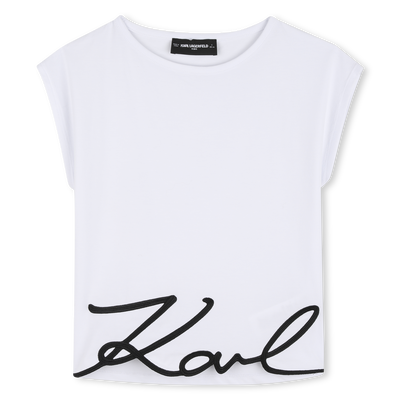 T-SHIRT MANCHES COURTES KARL LAGERFELD KIDS FILLE