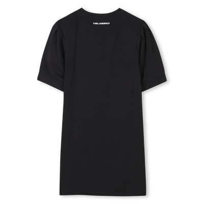 Jurk met korte mouwen KARL LAGERFELD KIDS GIRL
