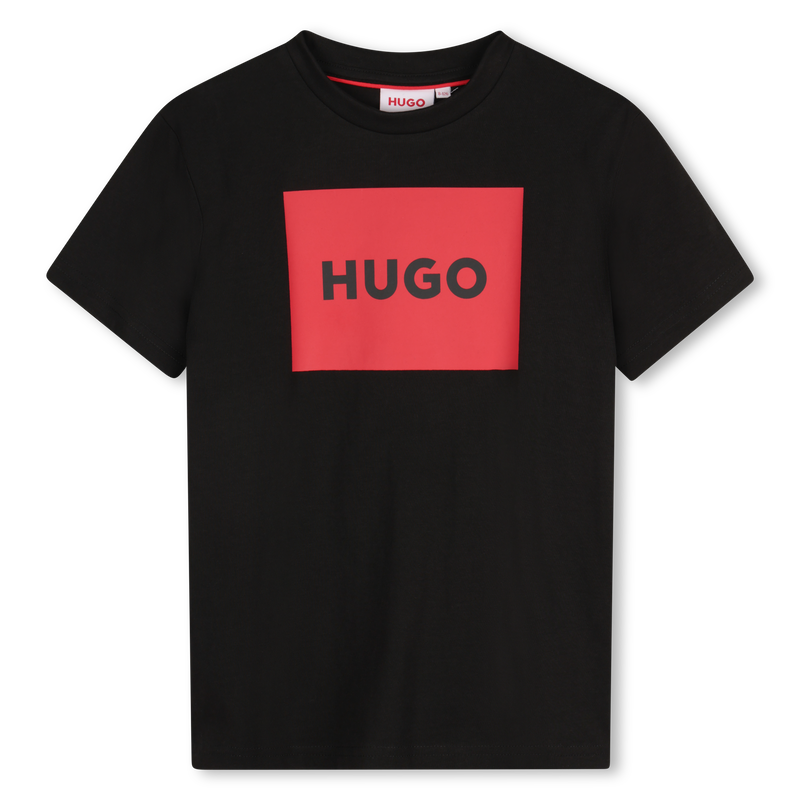 Katoenen T-shirt, korte mouwen HUGO 
                        BOY
