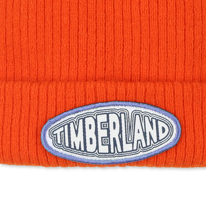 Fleece gebreide muts met pompon TIMBERLAND 
                        BOY