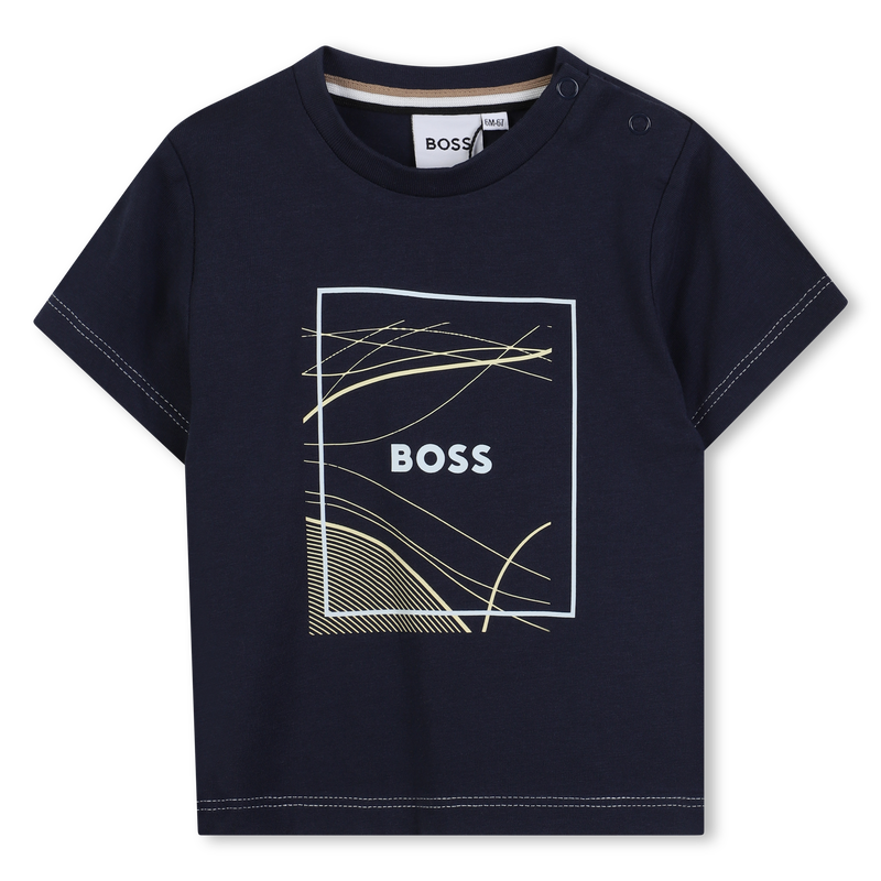 T-shirt met korte mouwen BOSS 
                        BOY
