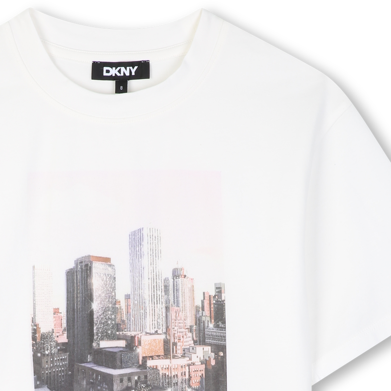 Tee-shirt manches courtes DKNY 
                        FILLE