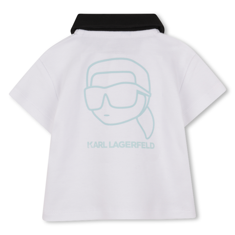SET T-SHIRT EN KORTE BROEK KARL LAGERFELD KIDS 
                        BOY