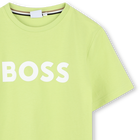 Katoenen T-shirt korte mouwen BOSS 
                    BOY