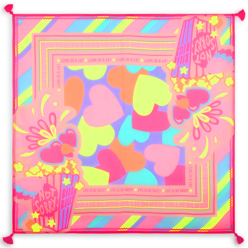 Foulard carr&eacute; imprim&eacute; BILLIEBLUSH 
                        FILLE