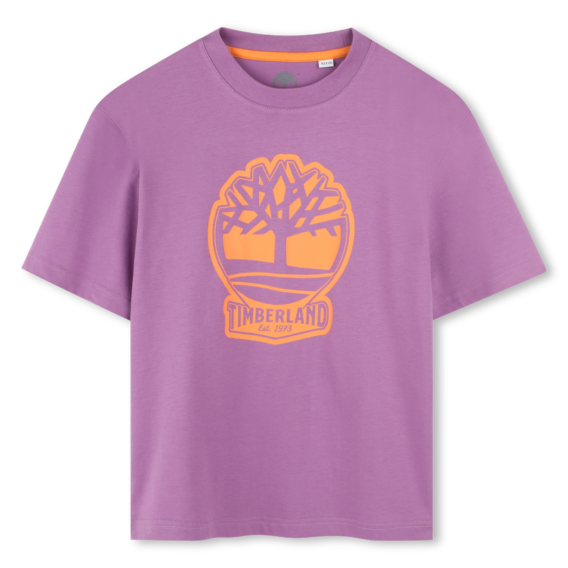 Tweekleurig T-shirt met logo TIMBERLAND 
                        BOY