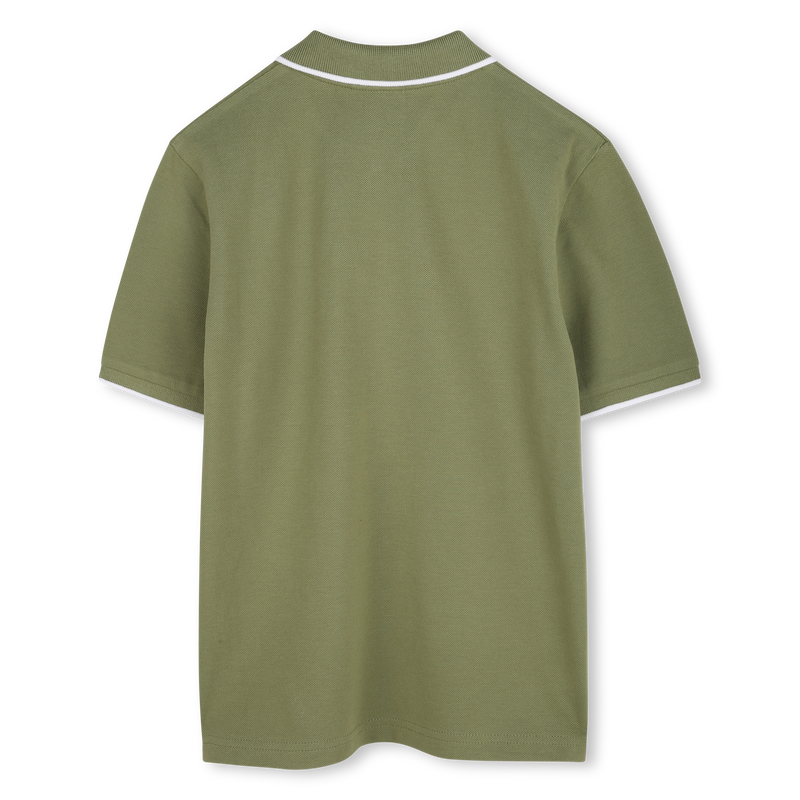 Effen polo van katoenpiqu&eacute; BOSS 
                        BOY