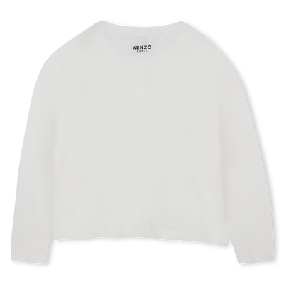 Cardigan en tricot KENZO KIDS FILLE