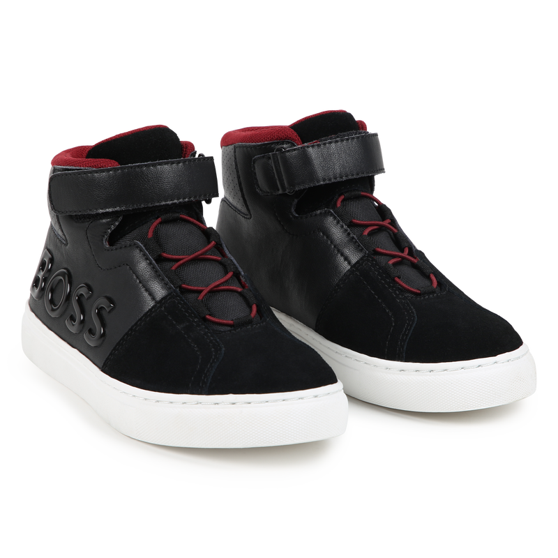 Baskets &agrave; lacets et bande auto-agrippante BOSS 
                        GARCON