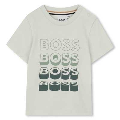TEE-SHIRT MANCHES COURTES BOSS GARCON