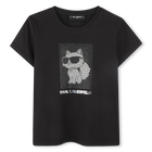 T-SHIRT KORTE MOUWEN KARL LAGERFELD KIDS 
                    GIRL
