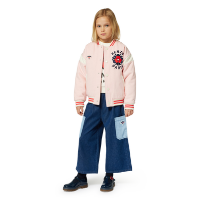 Jean &agrave; taille &eacute;lastiqu&eacute;e KENZO KIDS FILLE