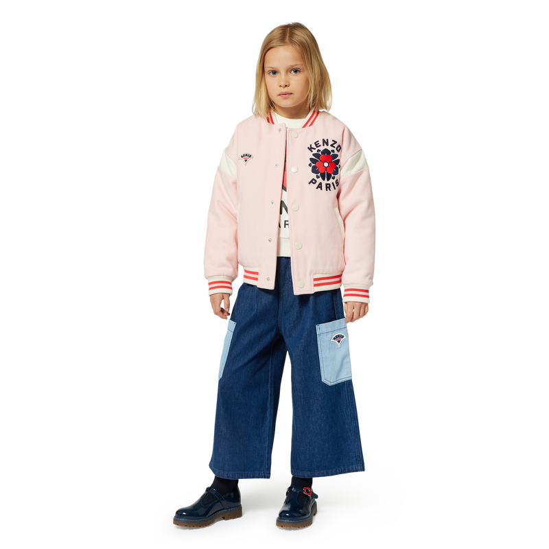 Jean &agrave; taille &eacute;lastiqu&eacute;e KENZO KIDS 
                        FILLE