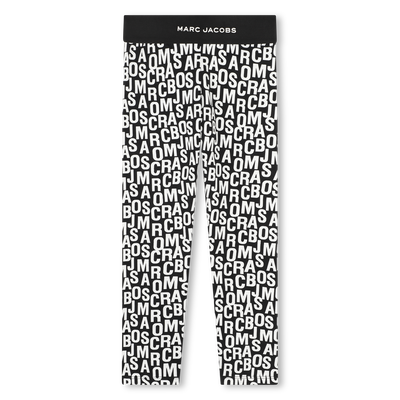 Tweekleurige legging met print MARC JACOBS GIRL