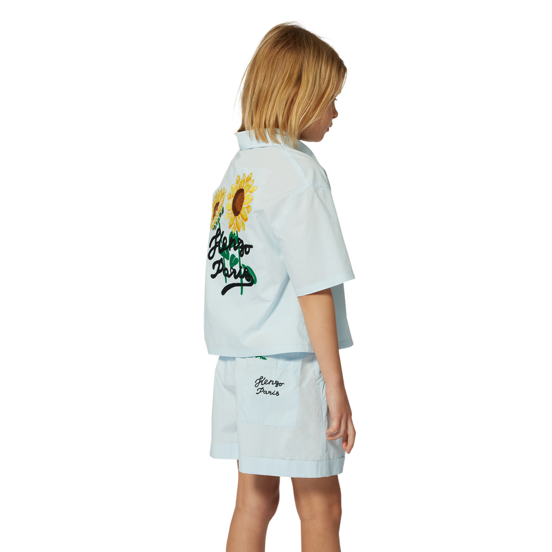 Short &agrave; taille &eacute;lastiqu&eacute;e KENZO KIDS 
                        FILLE