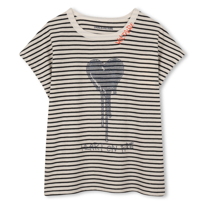 TEE-SHIRT MANCHES COURTES ZADIG & VOLTAIRE 
                        FILLE
