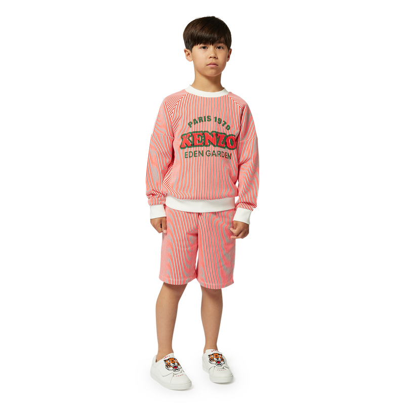 Bermuda en coton ray&eacute; KENZO KIDS 
                        GARCON