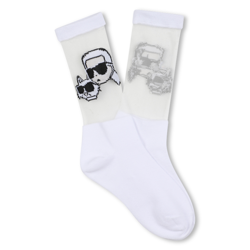 Chaussettes mi-haute KARL LAGERFELD KIDS 
                        FILLE