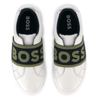 Sneakers van twee materialen BOSS 
                    BOY