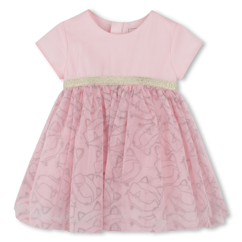 Robe de c&eacute;r&eacute;monie avec imprim&eacute; KARL LAGERFELD KIDS 
                        FILLE