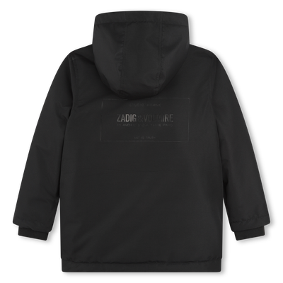 Parka d&eacute;perlante &agrave; capuche ZADIG & VOLTAIRE GARCON