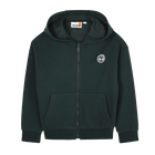 Joggingvest met capuchon, DONKERGROEN, hi-res