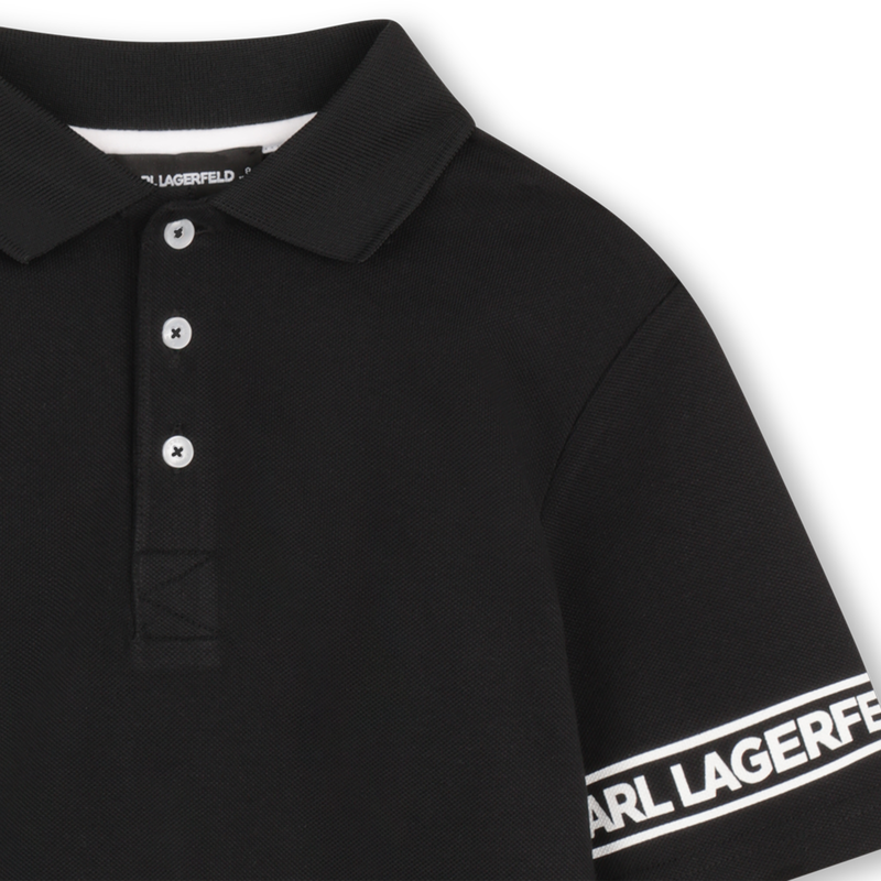 POLOSHIRT MET KORTE MOUWEN KARL LAGERFELD KIDS 
                        BOY
