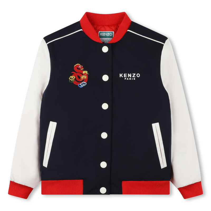 Blouson &agrave; manches contrast&eacute;es KENZO KIDS 
                        UNISEXE