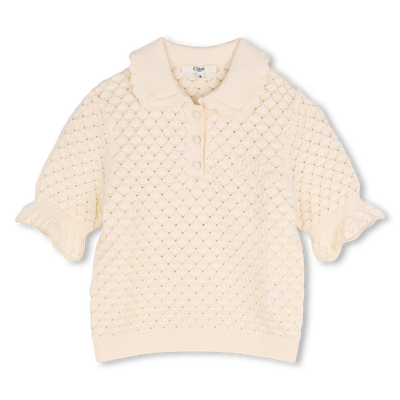 Pull manches courtes CHLOE FILLE