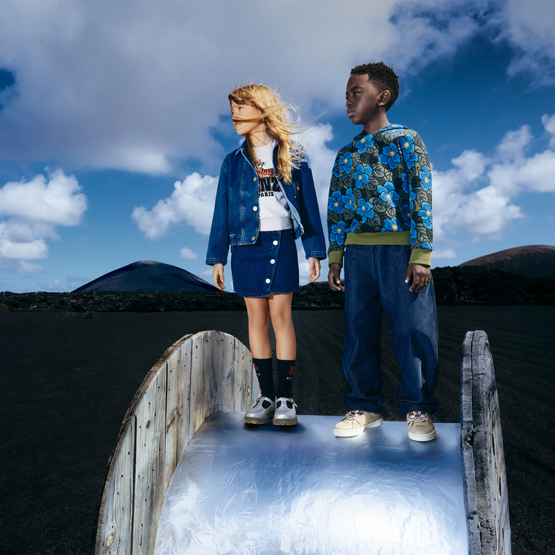 Jupe en denim KENZO KIDS 
                        FILLE