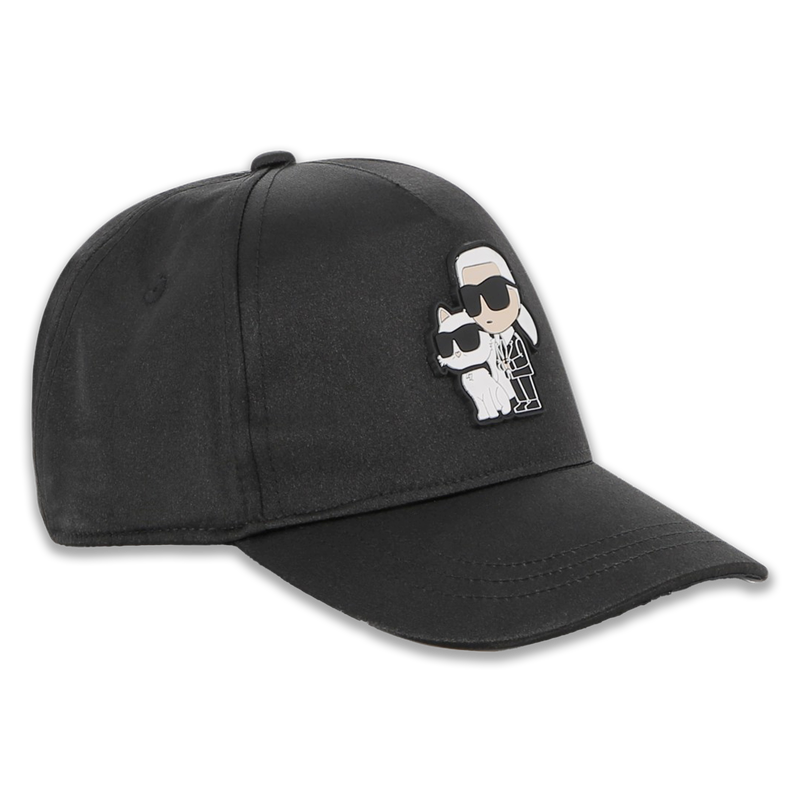 Glanzende satijnen pet KARL LAGERFELD KIDS 
                        GIRL