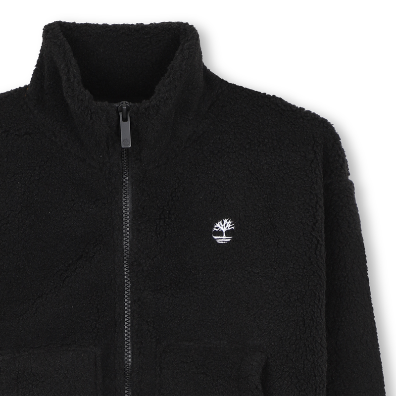 Pluche vest met ritssluiting TIMBERLAND 
                        BOY