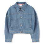 Veste en jean &agrave; rayures HUGO 
                    FILLE