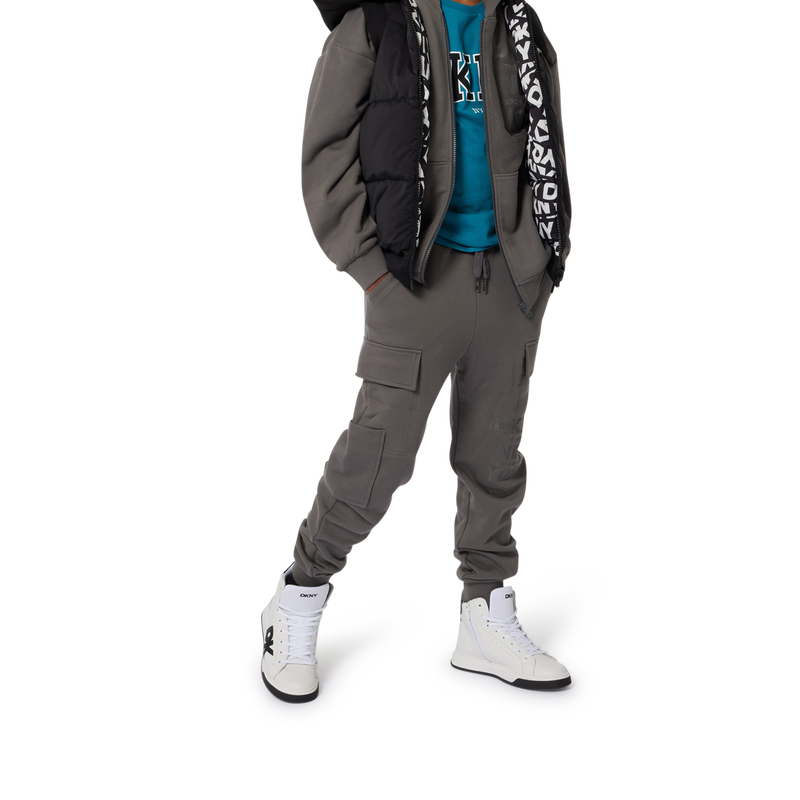 Doudoune sans manche &agrave; capuche DKNY 
                        UNISEXE