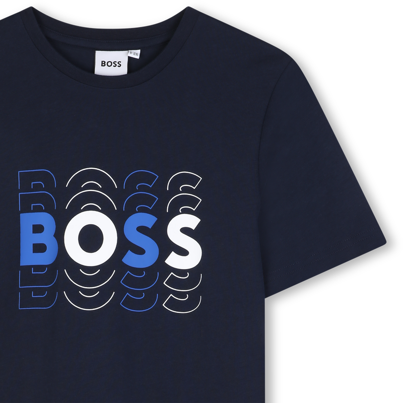 ENSEMBLE T-SHIRT + BERMUDA BOSS 
                        GARCON