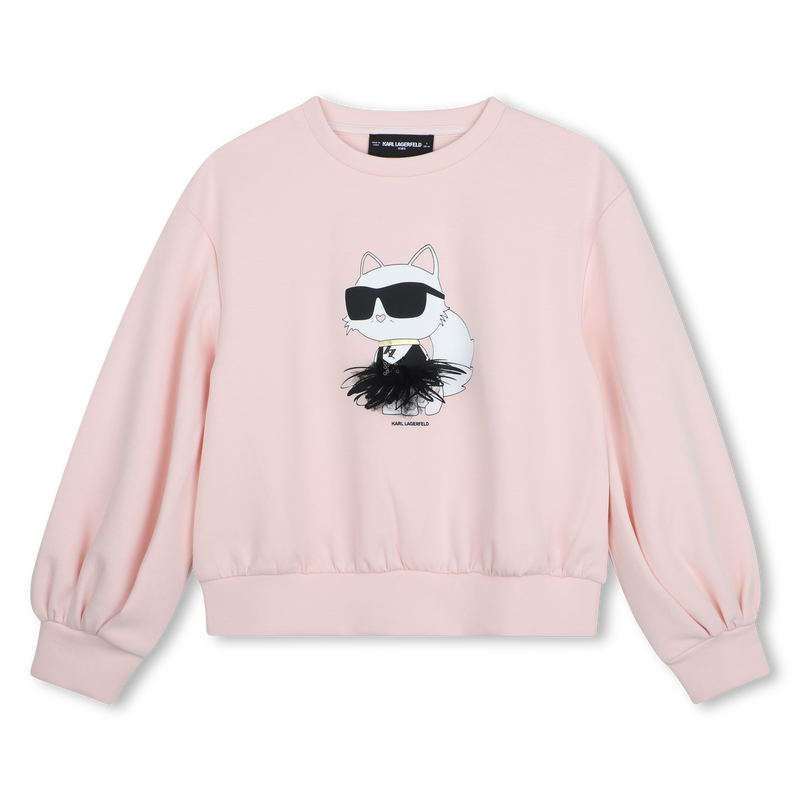 Sweat-shirt KARL LAGERFELD KIDS 
                        FILLE