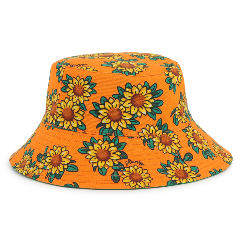 Bob r&eacute;versible en coton KENZO KIDS 
                        UNISEXE